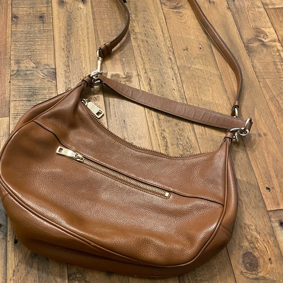 Brown Leather Coach Purse. Excellent condition, only worn a handful of times. - Picture 6 of 9